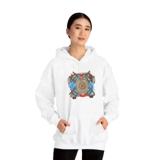 Hoodie 037 Person 1 White